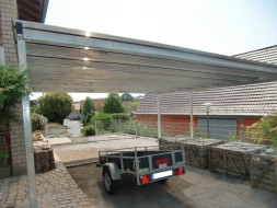 Doppel-Carport mit Pultdach (Überdachung) - BRANDL