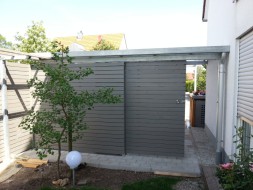 Einzel-Carport mit Pultdach - Überdachung - BRANDL
