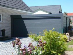 Carport DESIGNO mit Sektionaltor