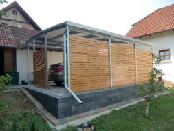 Doppel-Carport mit Bogendach - Überdachung - BRANDL