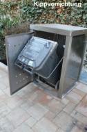 1er-Mülltonnenbox Pflanzdach - Kippvorrichtung