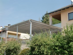 Doppel-Carport mit Pultdach (Überdachung) - BRANDL