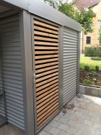 Einzel-Carport mit Geräteraum (Abstellkammer) hinten integriert - BRANDL