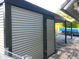 Einzel-Carport mit Geräteraum (Abstellkammer) hinten - BRANDL