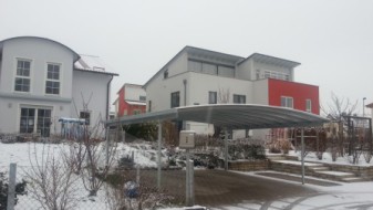 Doppel-Carport mit Bogendach - Überdachung - BRANDL
