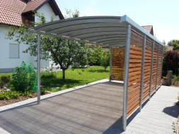 Einzel-Carport mit Bogendach - BRANDL