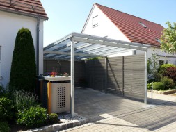 Einzel-Carport mit Pultdach - Überdachung - BRANDL