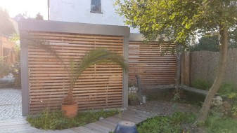 Einzel-Carport mit Geräteraum seitlich - BRANDL