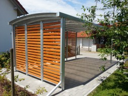 Einzel-Carport mit Bogendach - BRANDL