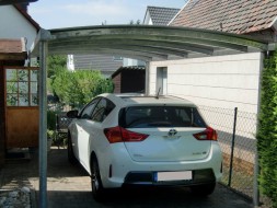 Einzel-Carport mit Bogendach (Überdachung) - BRANDL