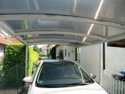 Einzel-Carport mit Bogendach (Überdachung) - BRANDL