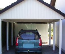 Carport mit Satteldach