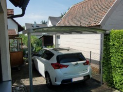 Einzel-Carport mit Bogendach (Überdachung) - BRANDL