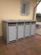 Mülltonnenbox, Mülltonneneinhausung, Mülltonnendepot