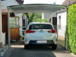 Einzel-Carport mit Bogendach (Überdachung) - BRANDL
