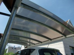 Einzel-Carport mit Bogendach (Überdachung) - BRANDL