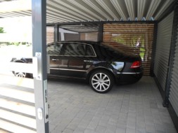 Carport DESIGNO, Schiebetor seitlich
