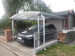 Einzel-Carport mit Bogendach - BRANDL