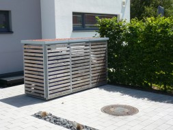 Mülltonnenbox, Mülltonneneinhausung, Mülltonnendepot