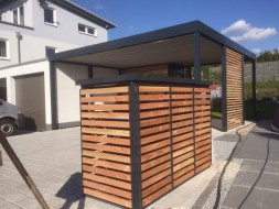 Mülltonnenbox, Mülltonneneinhausung, Mülltonnendepot - DESIGNO