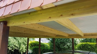 Doppel-Carport aus Holz - BRANDL