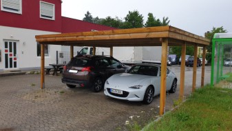 Doppel-Carport aus Holz - BRANDL
