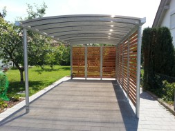 Einzel-Carport mit Bogendach - BRANDL