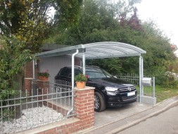 Einzel-Carport mit Bogendach - BRANDL