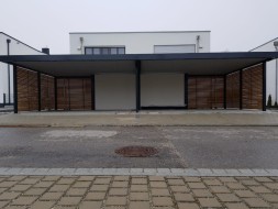 2x Doppel-Carport mit integriertem Geräteraum (Abstellkammer) - BRANDL