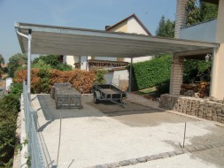 Doppel-Carport mit Pultdach (Überdachung) - BRANDL