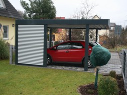 Doppel-Carport aus Stahl - BRANDL