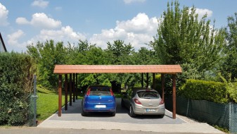 Doppel-Carport aus Holz - BRANDL