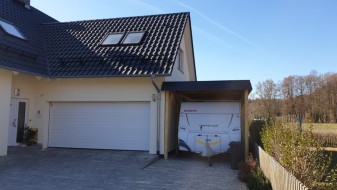 Einzel-Carport aus Holz für Wohnwagen (Carport für Caravan) - BRANDL