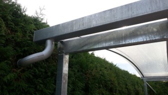 Doppel-Carport aus Stahl mit Bogendach (Überdachung) - BRANDL