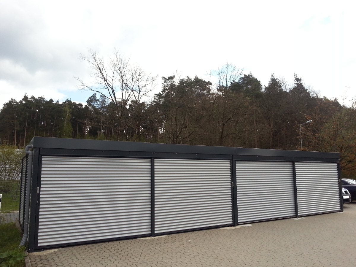 Doppel Carport Als Garage Mit Wandelementen