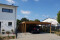 Doppel-Carport aus Holz mit Abstellkammer hinten - BRANDL