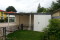 Einzel-Carport aus Stahl mit Geräteraum hinten - BRANDL