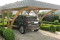 Einzel-Carport aus Holz mit Bogenpfosten - BRANDL