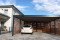 Doppel-Carport aus Stahl mit Geräteraum hinten - BRANDL