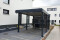 Einzel-Carport aus Stahl und mit Wandelementen - BRANDL