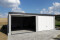 Doppel-Garage aus Stahl mit Schwingtoren - BRANDL