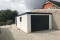 Einzel-Garage aus Stahl mit Sektionaltor - BRANDL