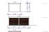 Grundriss + Ansichten - Einzel-Carport aus Stahl mit Wandelementen in Rhombus-Holzlattung - BRANDL