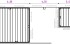 Grundriss - Doppel-Carport aus Stahl + Geräteraum + Sichtschutzwand - BRANDL