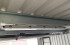 Stahl-Garage von innen - Elektroinstallation