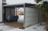 Doppel-Carport aus Stahl (Pultdach) vor bestehende Garage - BRANDL