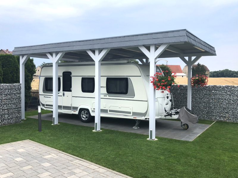 Carport Wohnwagen 3x7