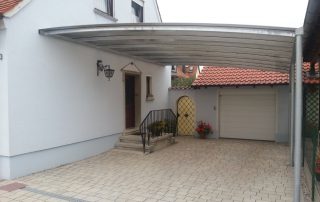 Doppel-Carport mit Bogendach - Überdachung - BRANDL