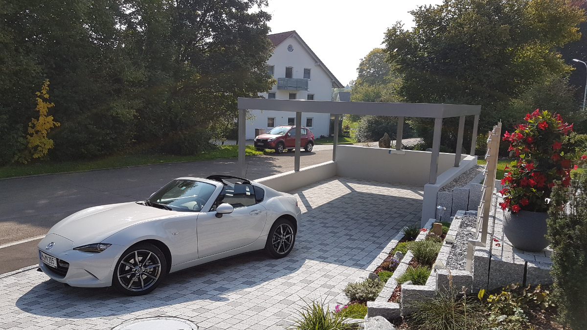 Carport Auf Stützmauer BRANDL