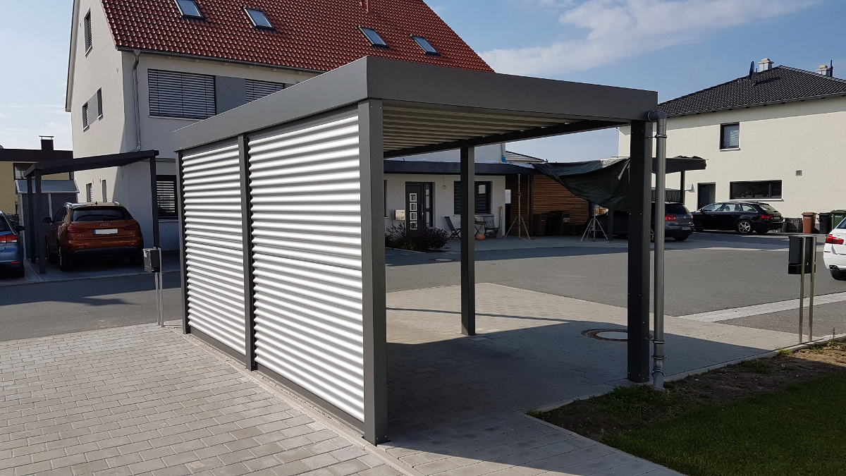 Einzel Carport Aus Stahl BRANDL